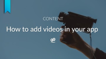 How to display videos | GoodBarber Classic Apps Tutorials