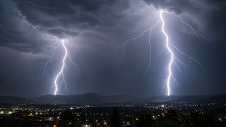 Terrifying Lightning Strike Caught on Camera ⚡ | Shocking Moment of Nature’s Power 😱 #thunderstorm 