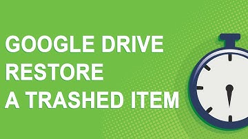 How to restore a deleted item in Google Drive (2 minute video)