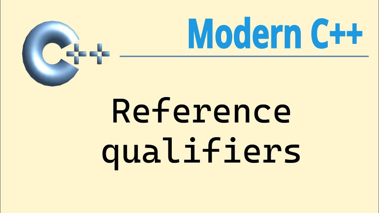 Modern C++: Reference qualifiers for class's methods(&, &&) - YouTube