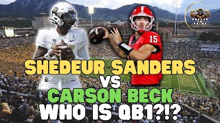 Who Is The Best QB In College Football: Shedeur Sanders Vs. Carson Beck Film Breakdown!