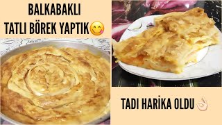 Tikvenik Böreği Tatlı Börek Лесен Тиквеник