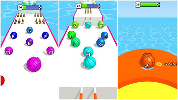 Az Run ⚽⚾🥎2048  Maxlevel Gameplay Android, Ios(24-35)