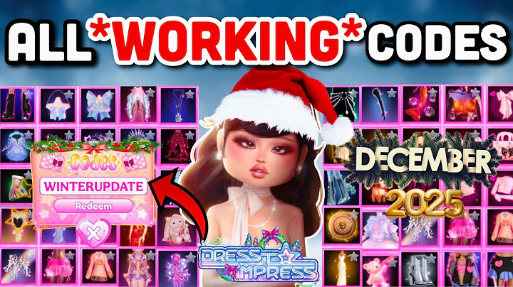 *NEW CODES* ALL WORKING CODES IN DRESS TO IMPRESS (DECEMBER 2025)