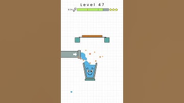 Happy Glass - Level 47. Three Stars Solution. Gameplay Walkthrough