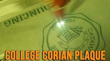 Aangepaste Corian College-plaquette
