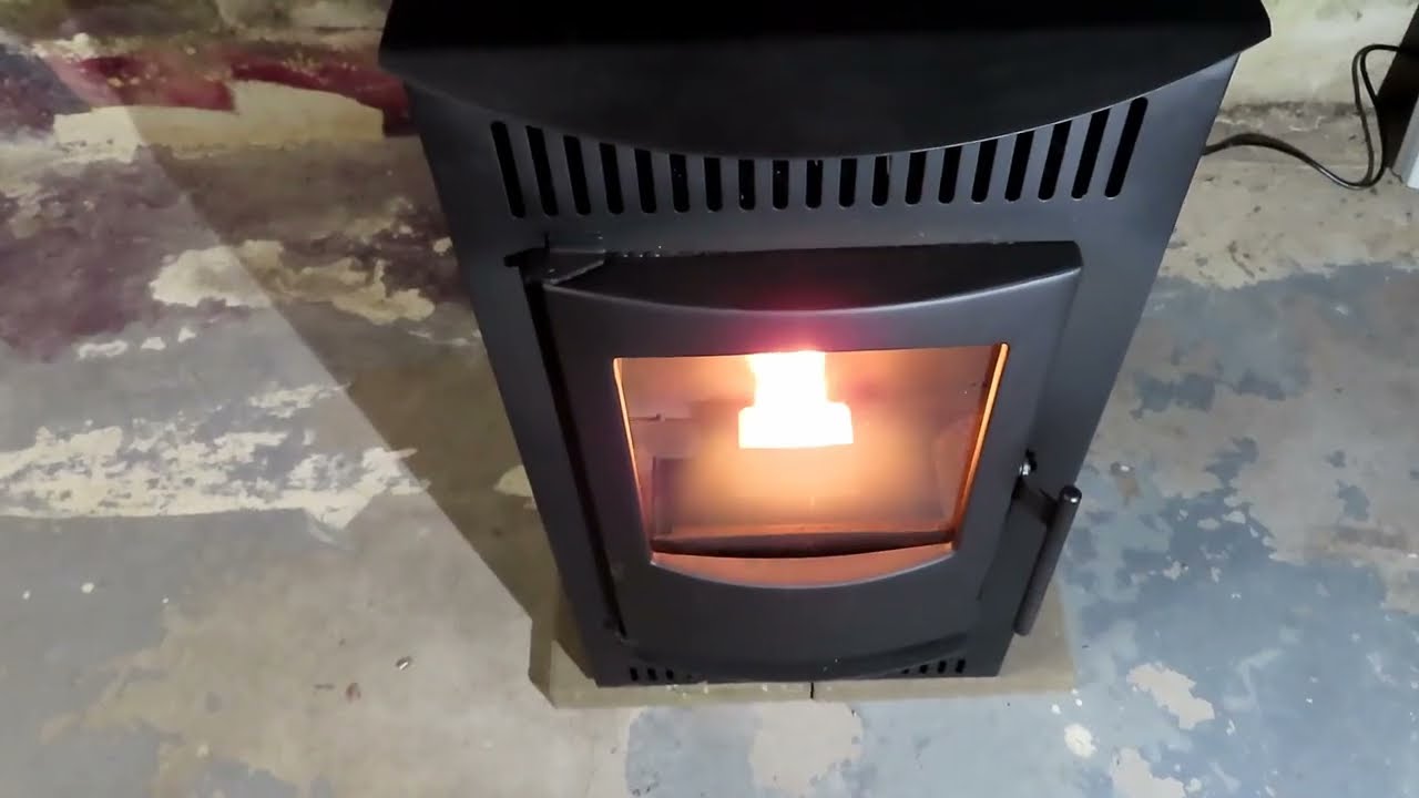 Castle Serenity Stove 12327 Wood Pellet with Smart Controller Review, easy  to use, and toasty warm - YouTube