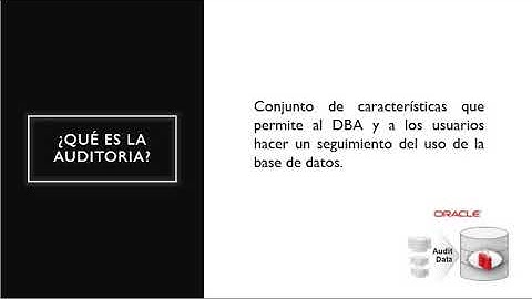 Monitoreo y Auditoria en Oracle 11g