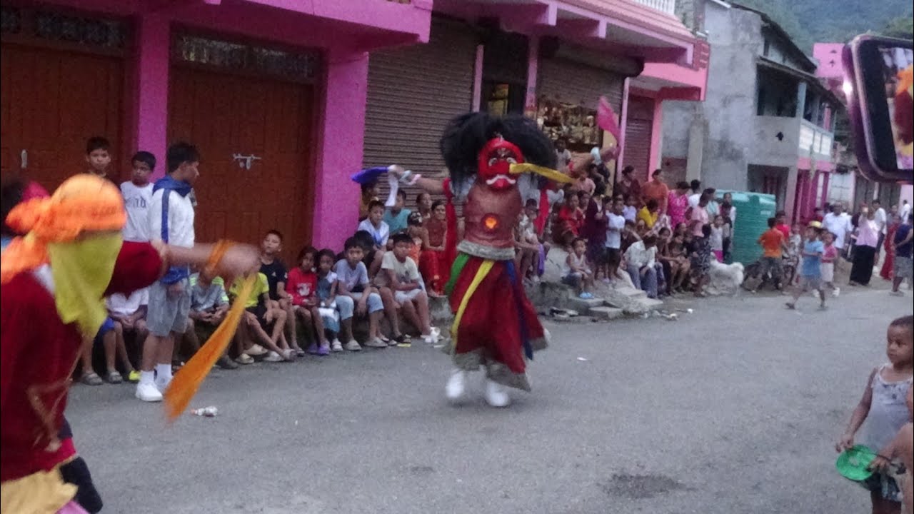 July 31, 2025: Lakhe dance performed by my friend in Walling Bhumre
