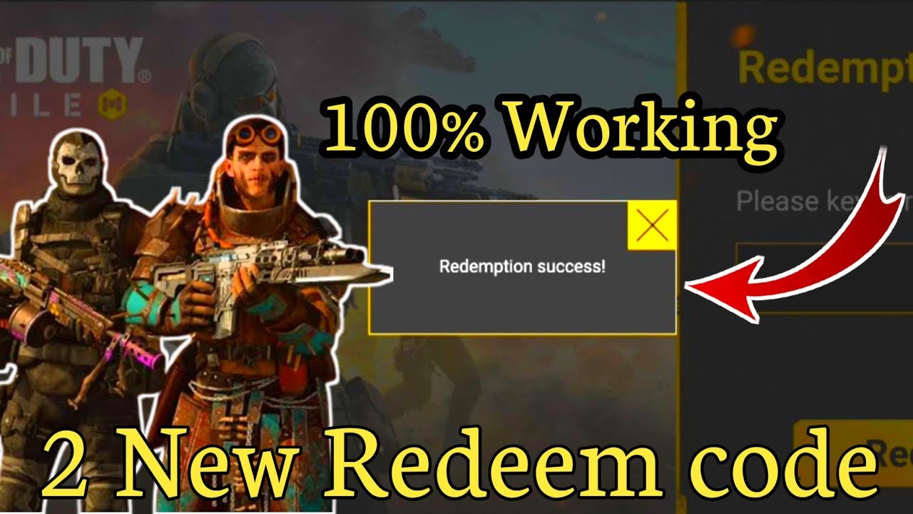 *New* 2 Working Redeem code codm 2023 cod mobile Redeem code Call