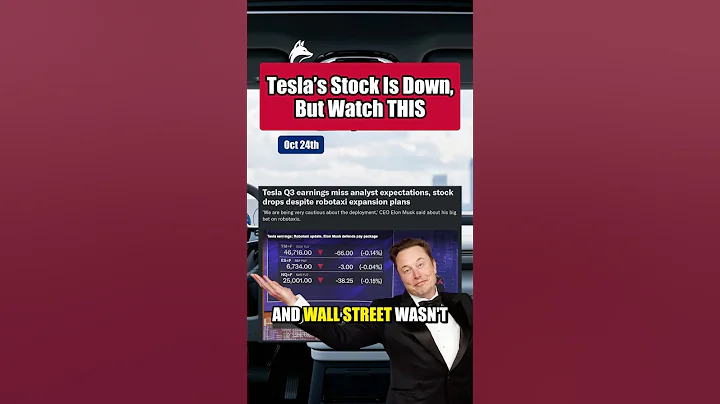 Tesla Q3 Earnings Shock! Stock Falls but Elon Musk Reveals Big Plans 🦊📈 #tesla #stockmarket