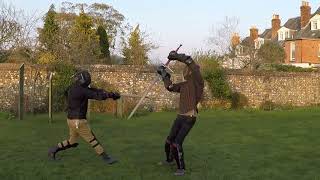 Zweihander vs longsword (HEMA)