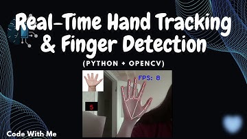 Real-Time Hand Tracking & Finger Detection with OpenCV 💻☝🏻