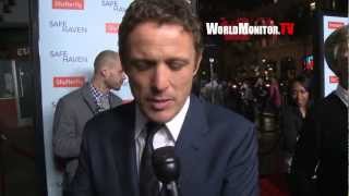 David Lyons and Nicholas Sparks interviewed at Safe Haven Los Angeles premiere Wealth