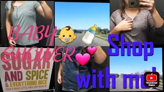 First time at BABY SHOWER!! ||Shop with me vlog...#GRWM  #baby#babyshower#babygirl#shopping#vlog