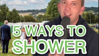 Five ways you can have a shower at Glastonbury