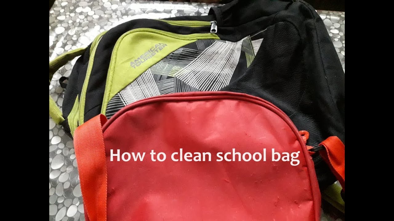 स्कूल बॅग,ऑफीस बॅग को ऐसे करे सॉफ , How to clean your school bag and