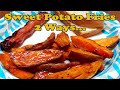 What's For Lunch?  Sweet Potato Fries Cooked 2 Ways, Hot Dogs in Air Fryer, & Butter Bread?  ** FAIL
