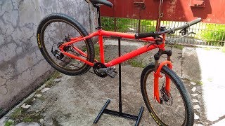 How to Make a Steel Bicycle Repair Stand - DIY