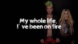 MOD SUN feat. Avril Lavigne - Flames (Acoustic)(Lyrics)