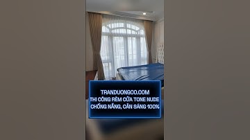 tranduongco.com thi công rèm cửa tone nude chống nắng 100% nhập khẩu tại Nhật Bản