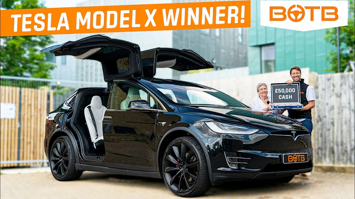 Watch Elaine Win 160,000 Prize! Tesla Model X Plai...