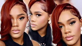 The BEST 33B Reddish Brown Wig For the Holiday | Beauty Forever Hair