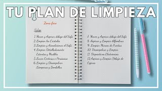 CÓMO CREAR TU PLAN DE LIMPIEZA FÁCIL Y RÁPIDO