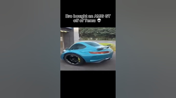 Bro bought an AMG GT off of Temu 💀 #shorts #edit #cars #amg #temu #Mercedes