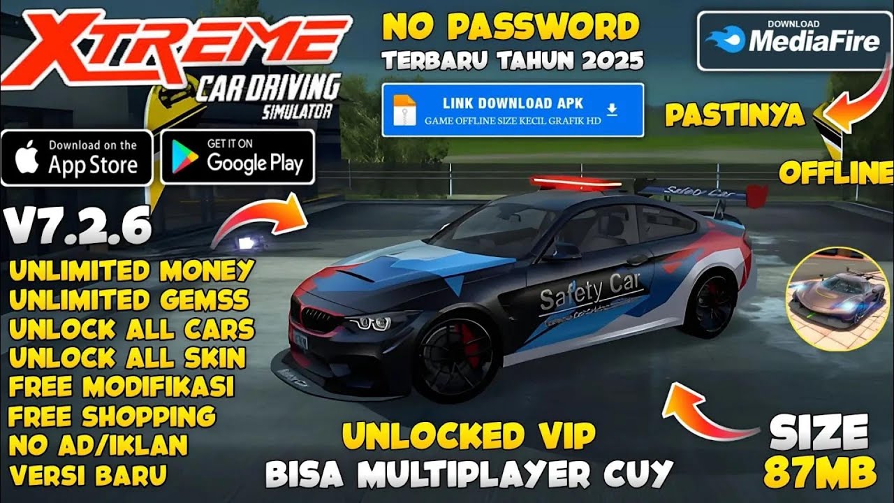 Extreme Car Driving Simulator Mod Apk Terbaru 2025 v7.2.6 - Unlimited ...