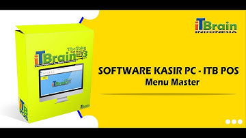 PROGRAM KASIR ITB POS - Point Of Sales Menu MASTER