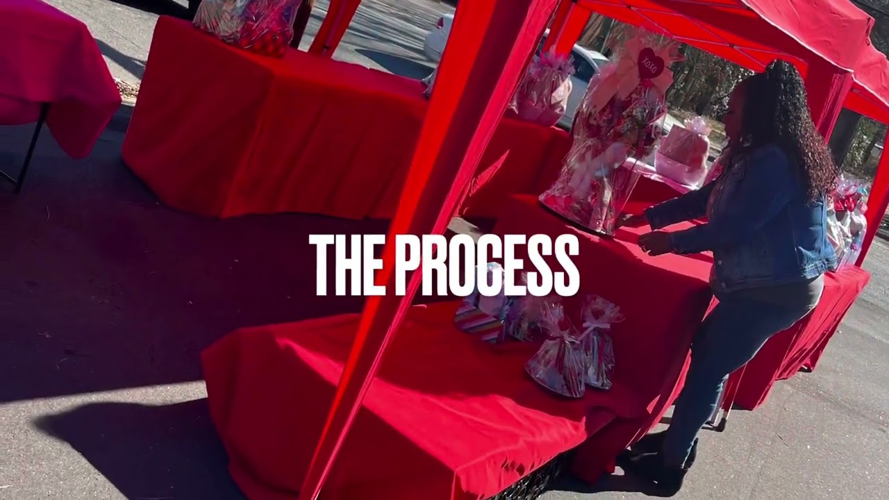 It’s Hustle Hard Time!! Selling Valentine’s Day Gift Baskets on the Streets