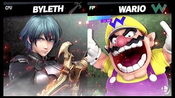 Super Smash Bros Ultimate Amiibo Fights – Byleth & Co Request 188 Byleth vs Wario