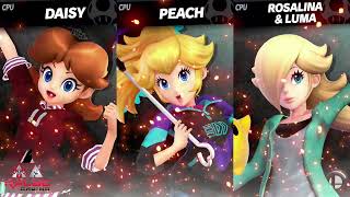 Smash Mods Ultimate Inkling Fashion Battle Daisy Vs Peach Vs Rosalina