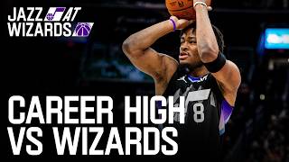 Career Highs In Big Win Over Wizards Utah Jazz
