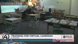 Training for virtual learning in Spokane schools