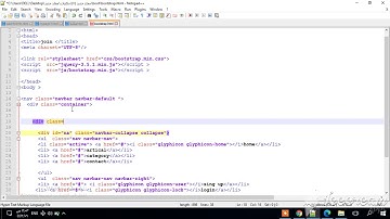 3-شرح drop down list header  bootstrap and responsive page القوائم المنسدله بوت استرب.