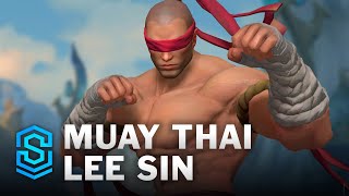 Muay Thai Lee Sin Wild Rift Skin Spotlight