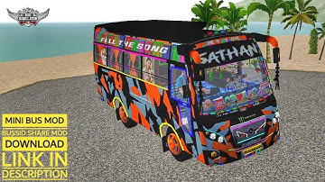 Bussid _ New mini bus mod for bus simulator Indonesia _bussid bus mod