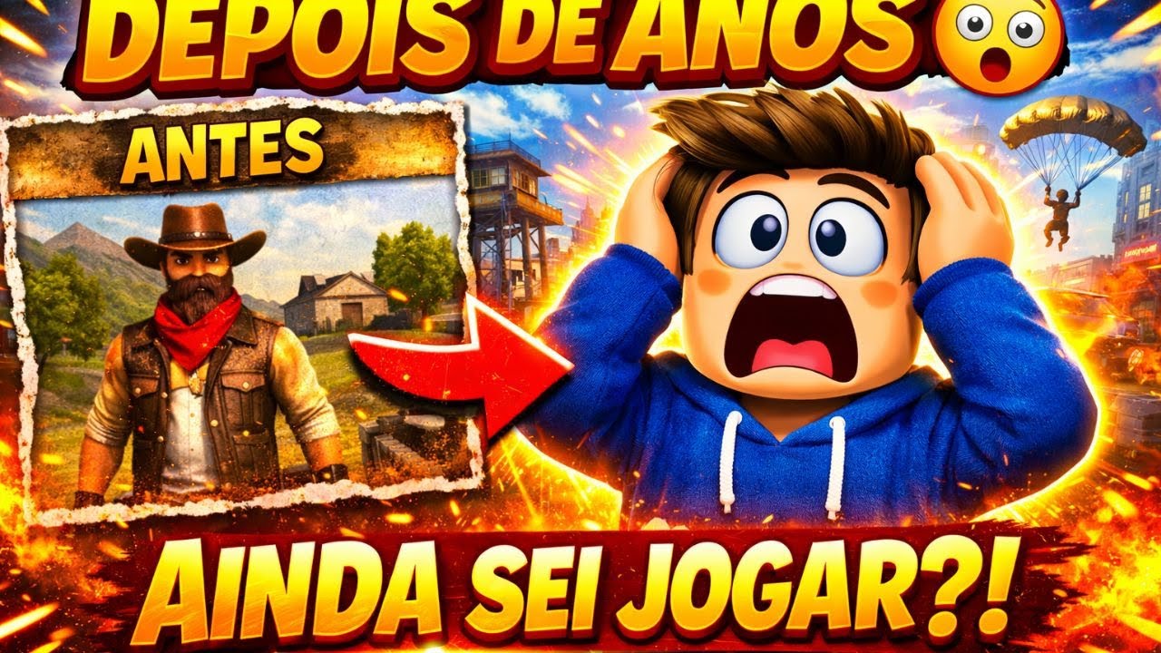 Depois de Anos, Voltei pro FREE FIRE… Ainda Sei Jogar?! 😳🔥