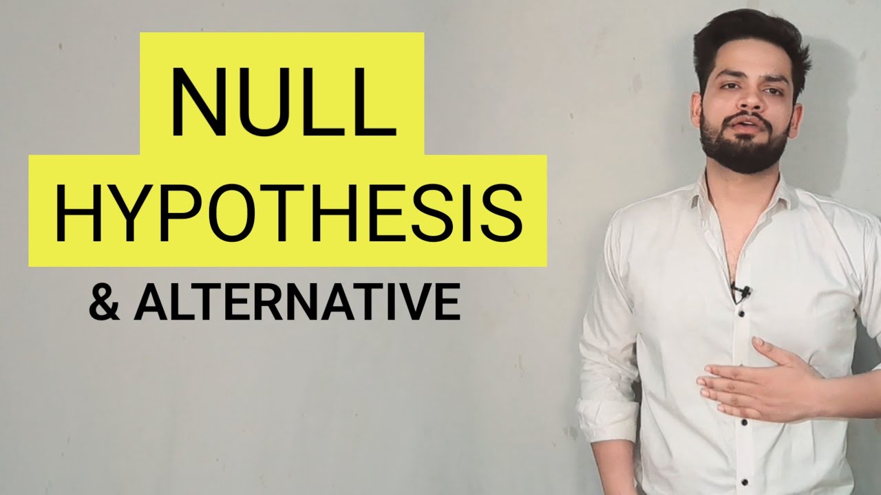 Research Methodology | Null hypothesis | alternative hypothesis in hindi