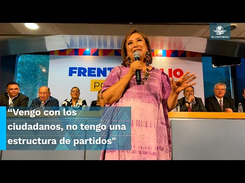 “Presidenta, Presidenta”, se registra Xóchitl para contender por candidatura presidencial