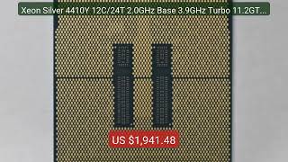 Xeon Silver 4410Y 12C/24T 2.0GHz Base 3.9GHz Turbo 11.2GT/s UP... — Best Buy 2026 | Great Quality!