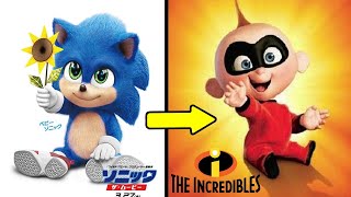 TODAS LAS REFERENCIAS A PELÍCULAS en los POSTERS de SONIC