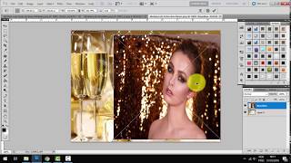 Montagem de Fotos com Moldura de Ano Novo no Photoshop