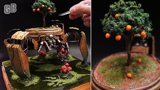 Why this mech carries an orange tree | Beyond the Blight swamp diorama