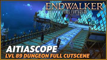 FFXIV ENDWALKER Dungeon AITIASCOPE + Cutscene - Japanese Voice English Subs