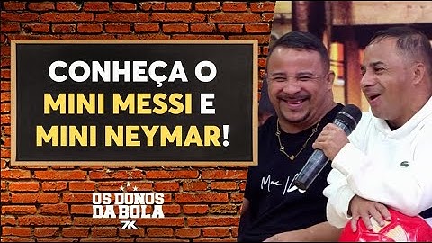 Mini Messi e Mini Neymar visitam os Donos da Bola!