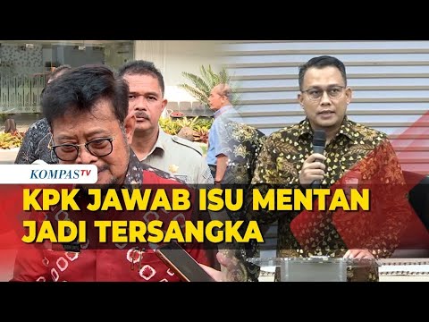 Keterangan KPK soal Kabar Mentan Syahrul Yasin Limpo Jadi Tersangka!