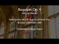 Durufl requiem u6 choir 2 november 2020